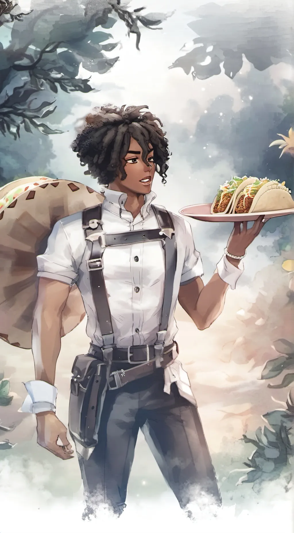 ai character: ROZY background