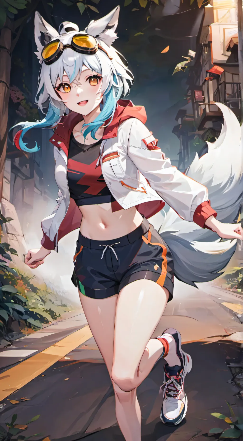 ai character: Ariana background