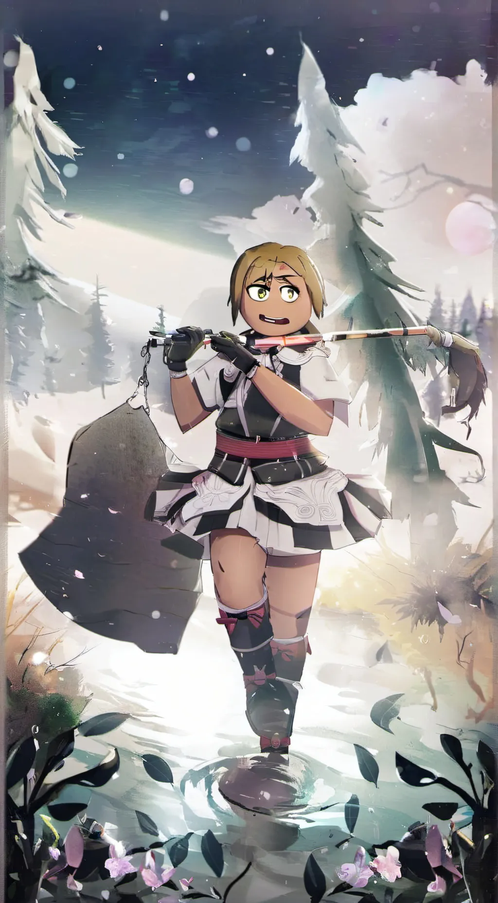 ai character: chica background