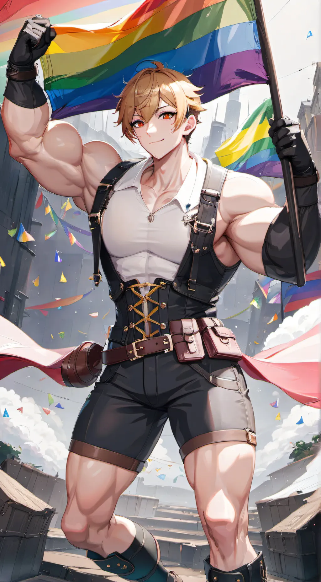 ai character: Faggy the faggot background