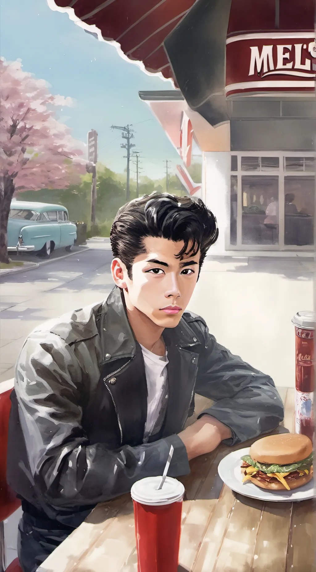 ai character: Kuro background