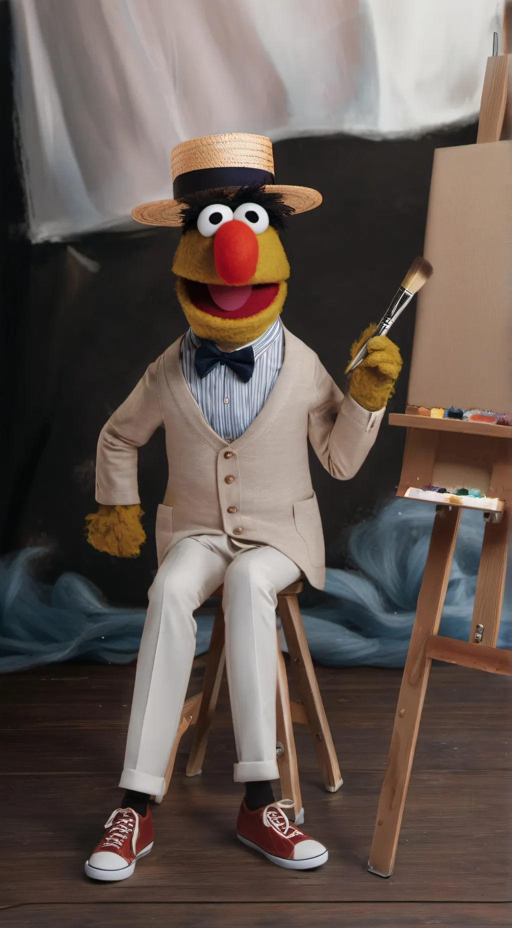 ai character: puppet (not fanf) background