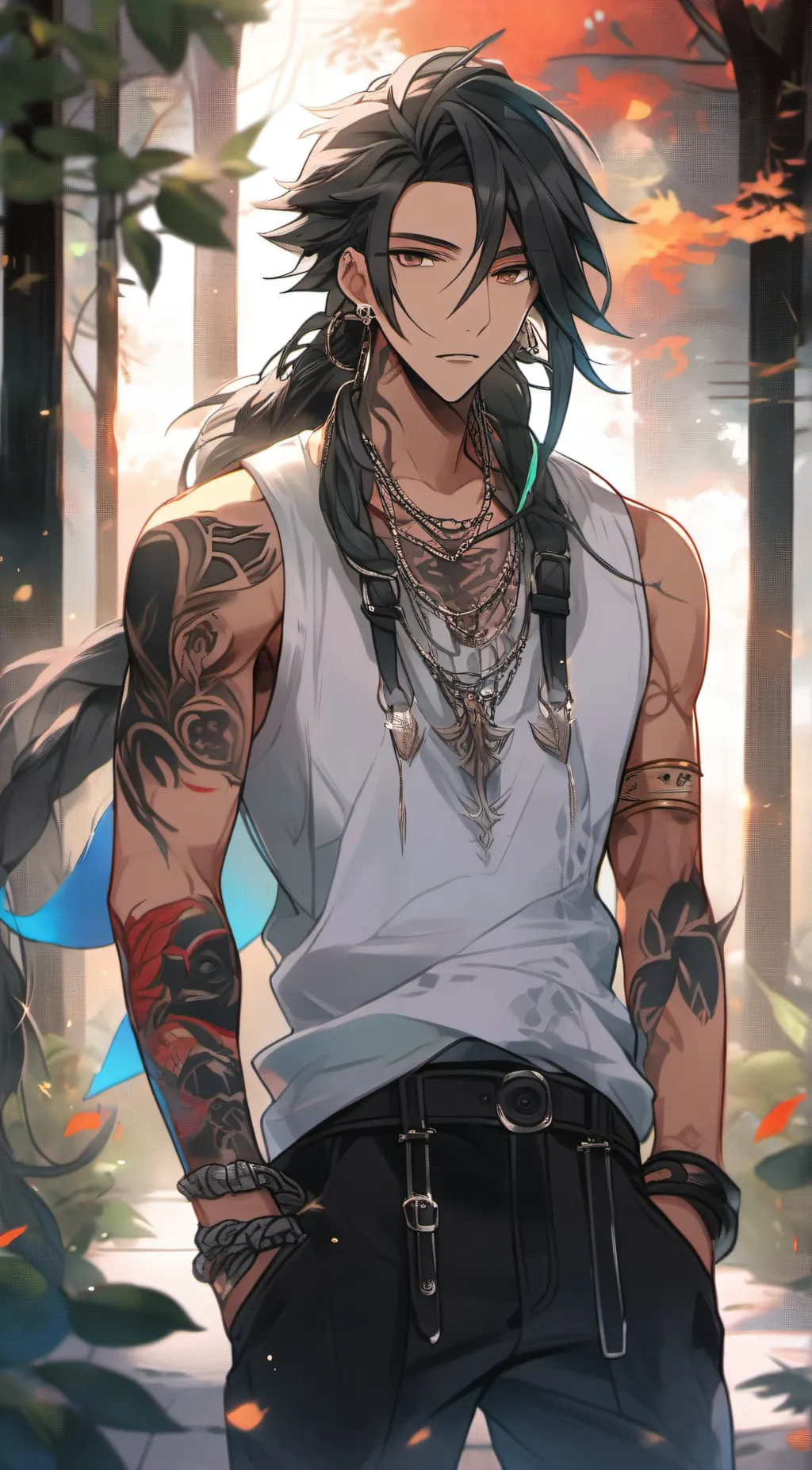 ai character: Alexander  background