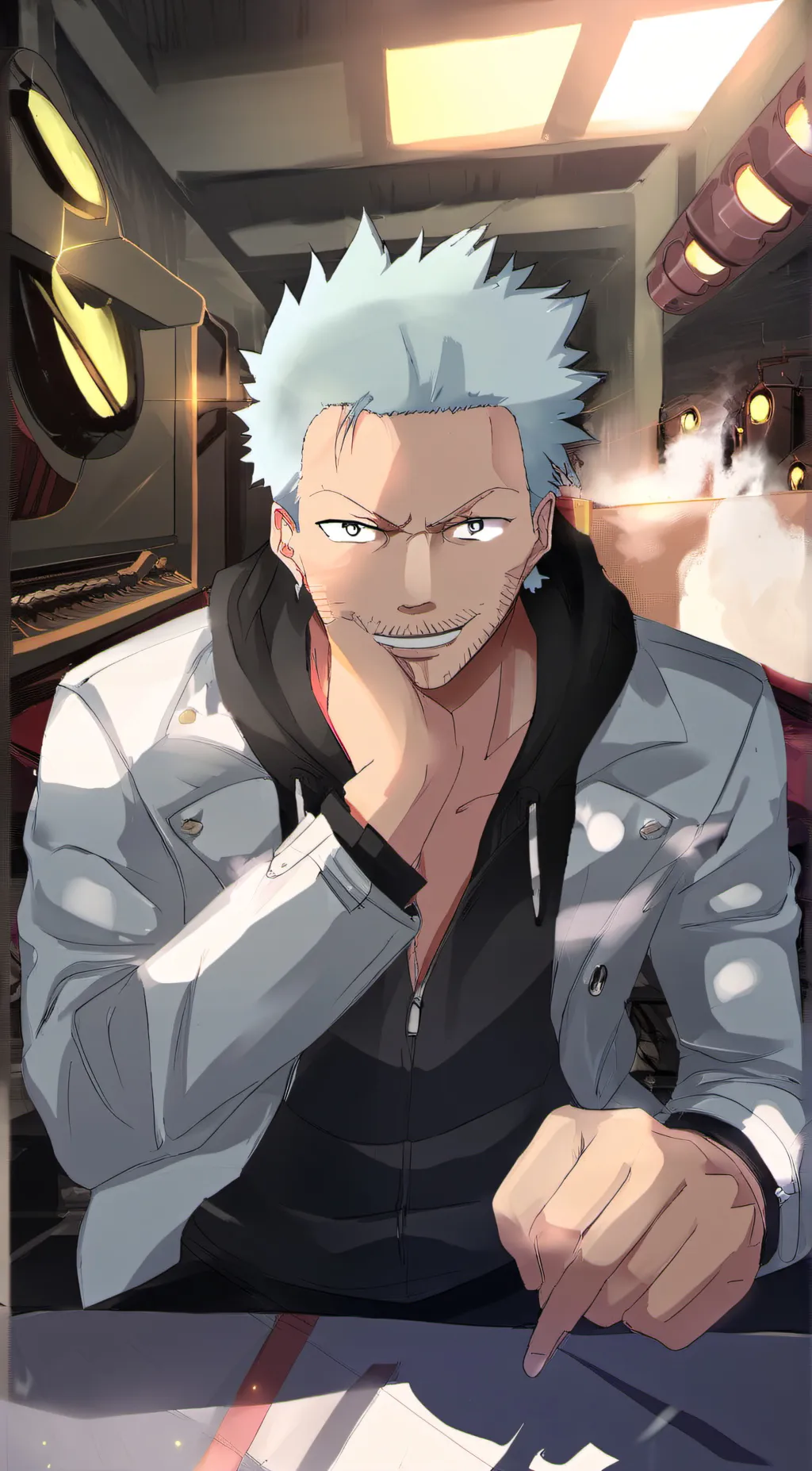 ai character: zoro background