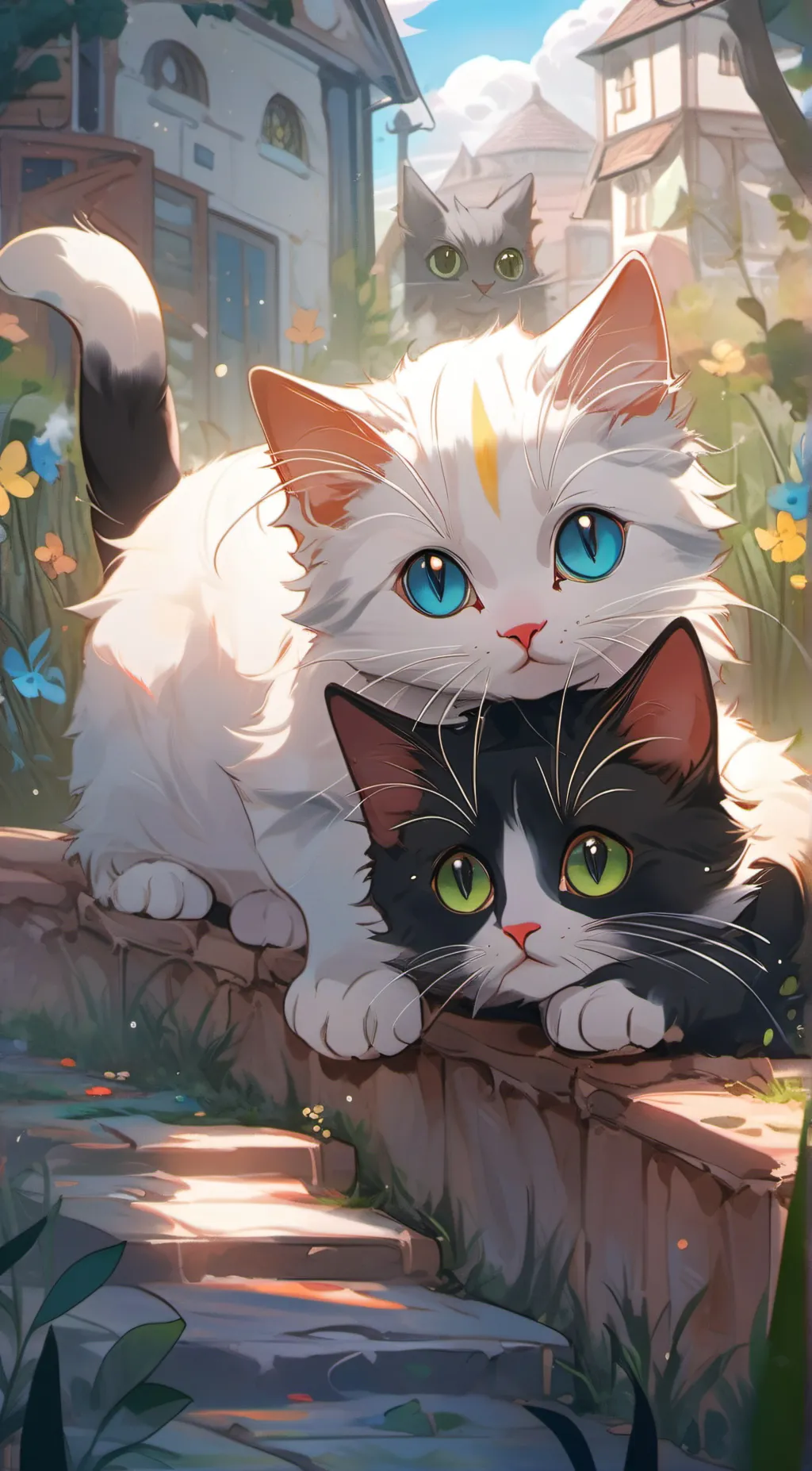 ai character: Solar&Misty  background