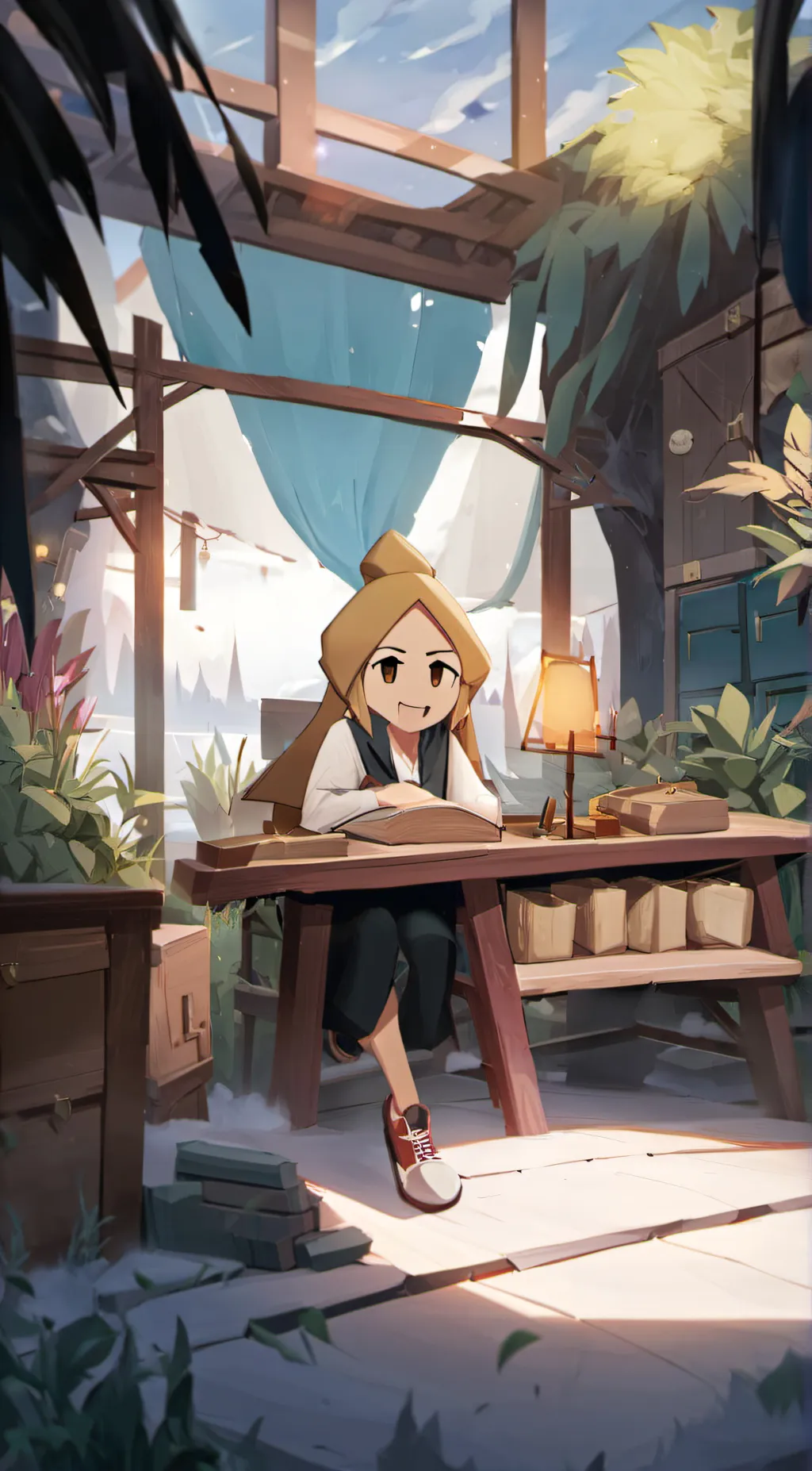 ai character: maddy background