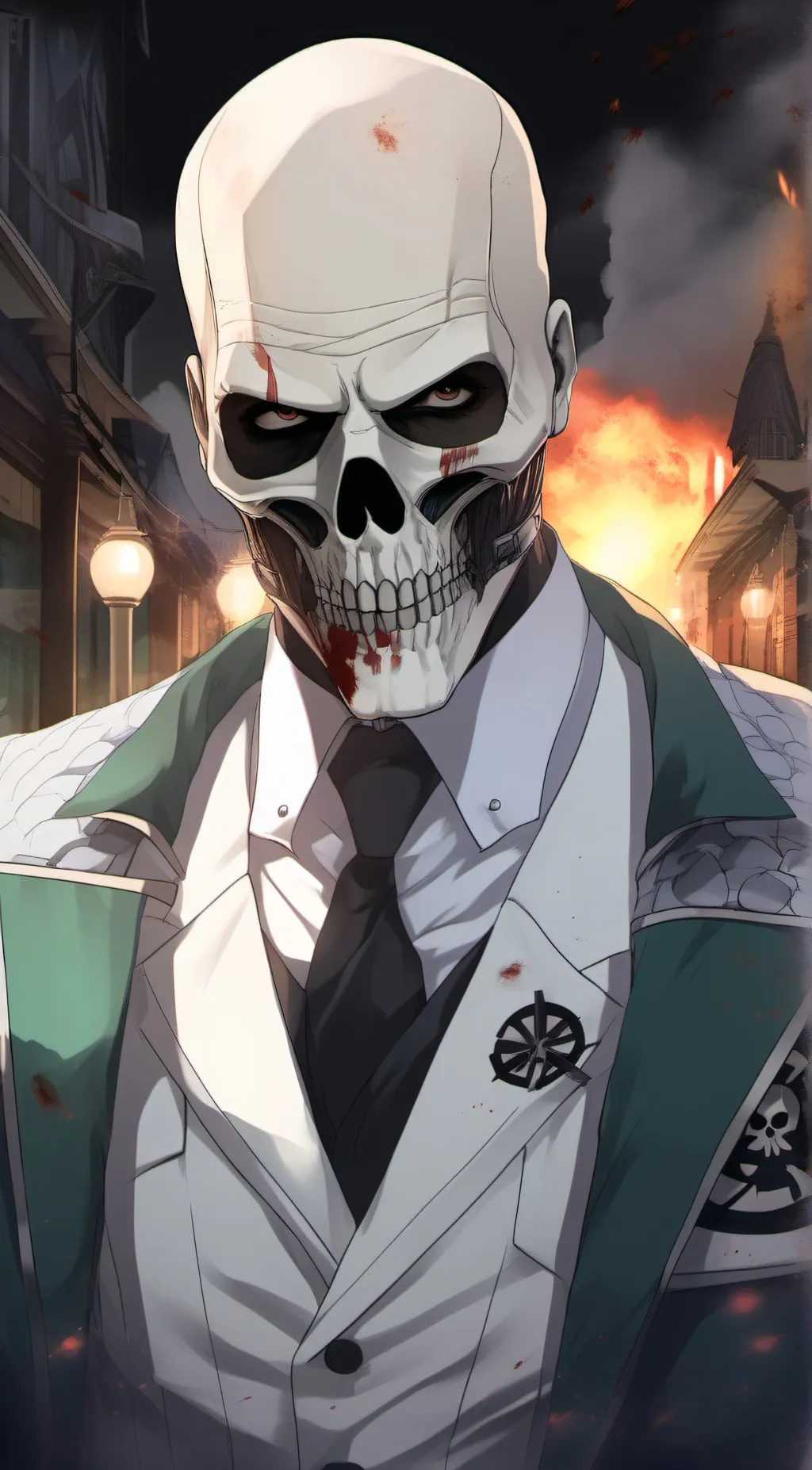 ai character: Biohazard  background