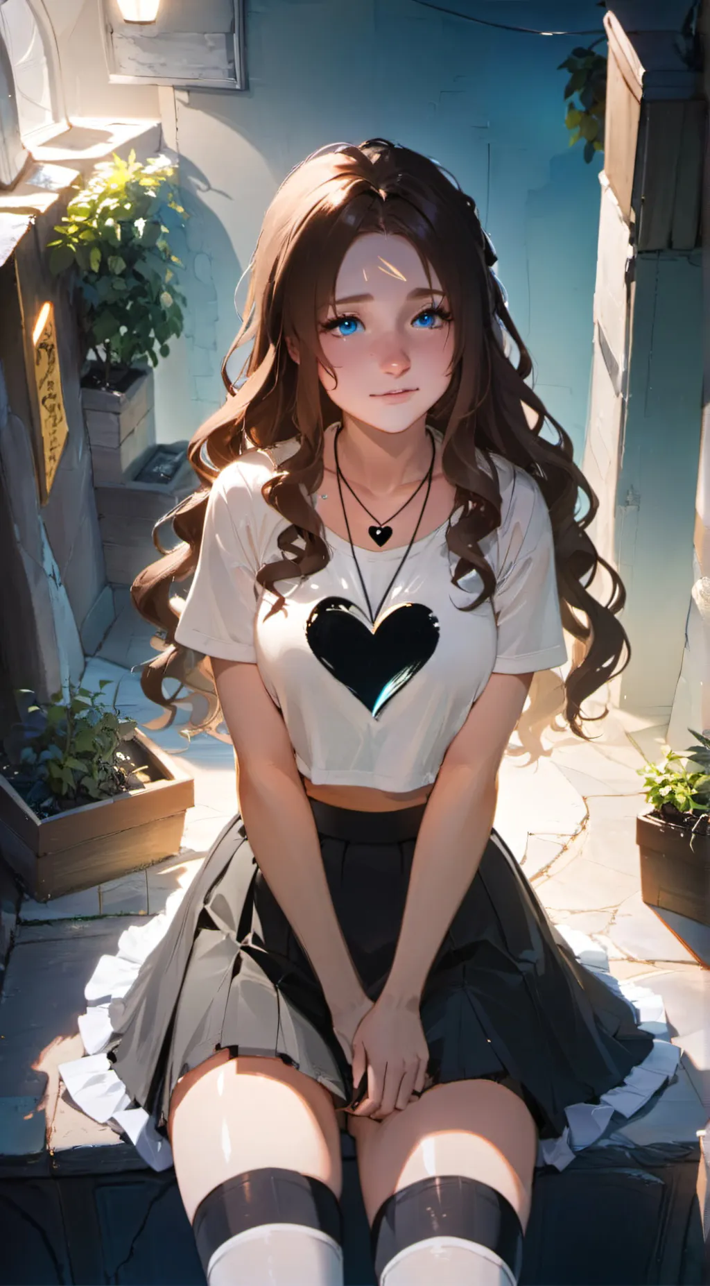 ai character: Angela background