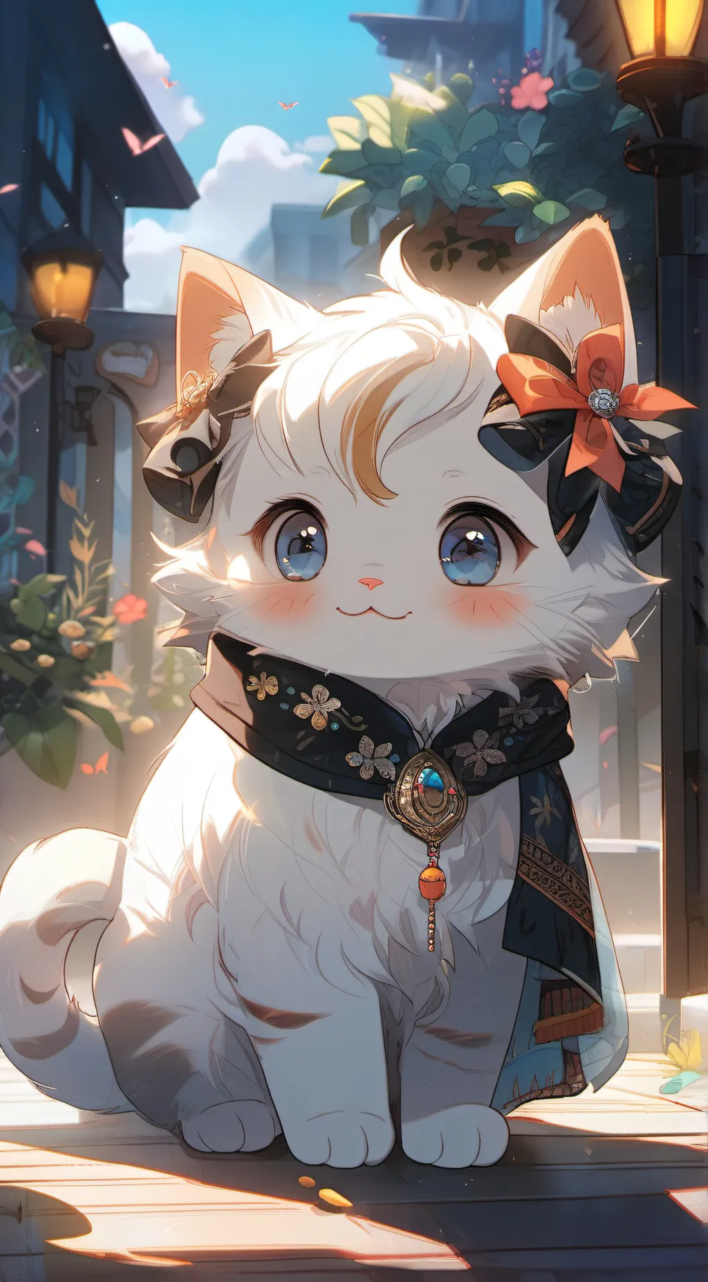 ai character: holly  background