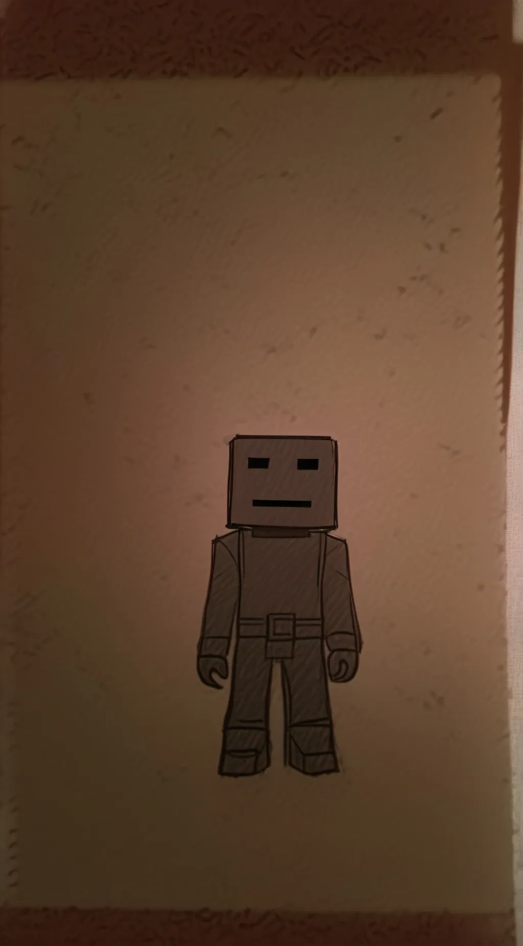 ai character: Roblox sketch background