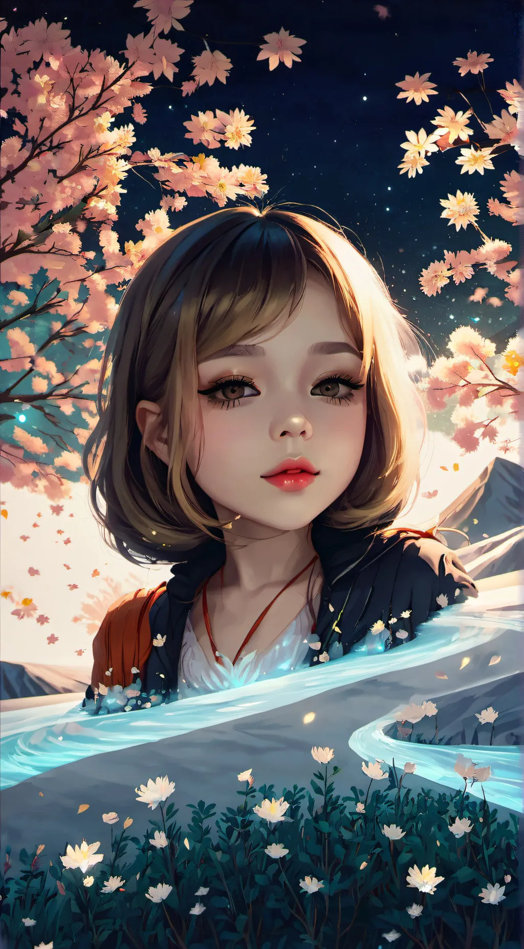 ai character: Luna background