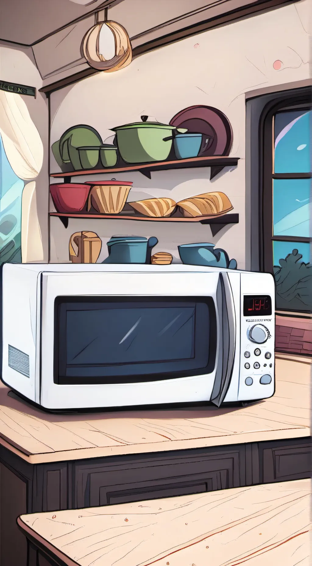 ai character: Microwave background