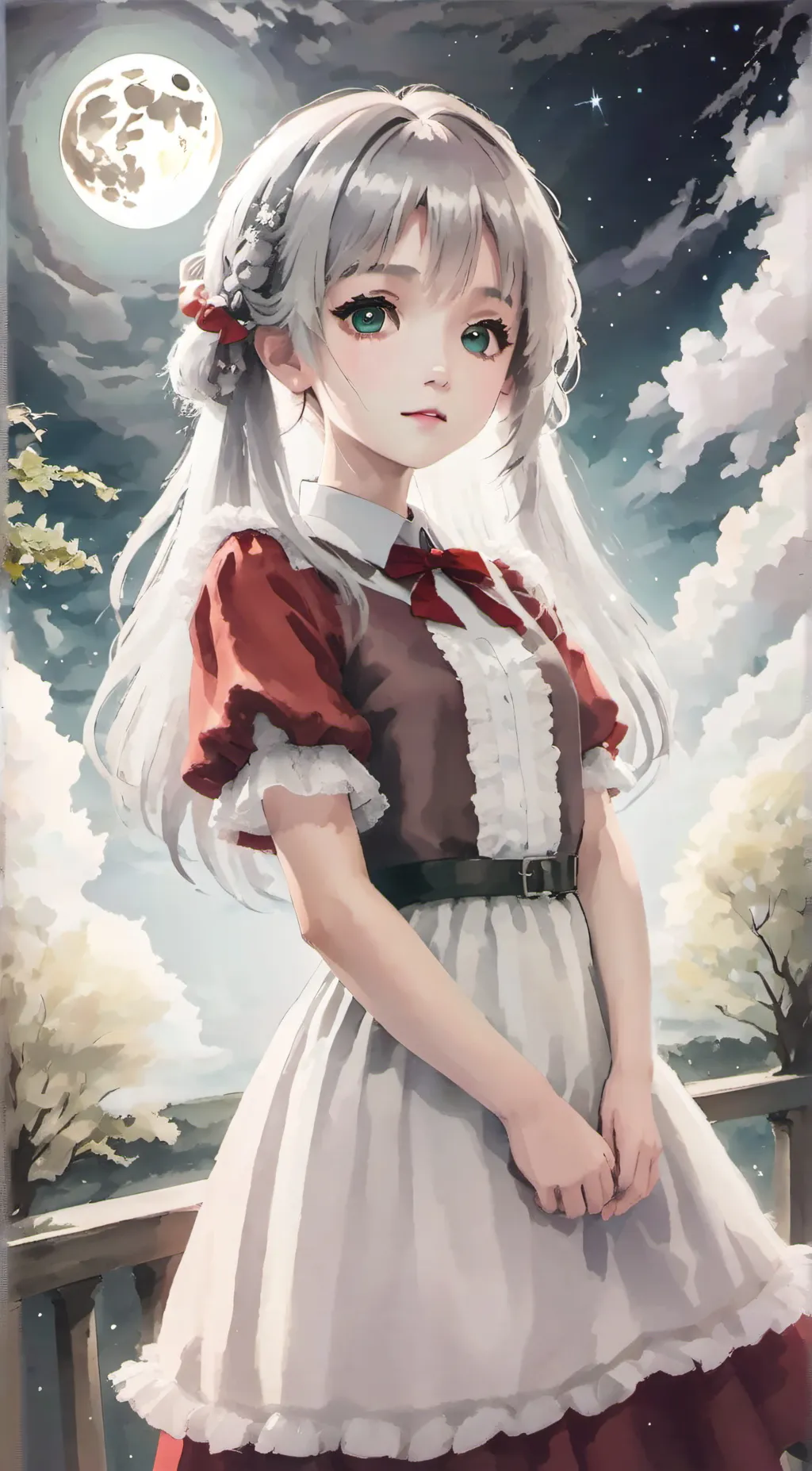 ai character: Sylvia Joyce Masse background