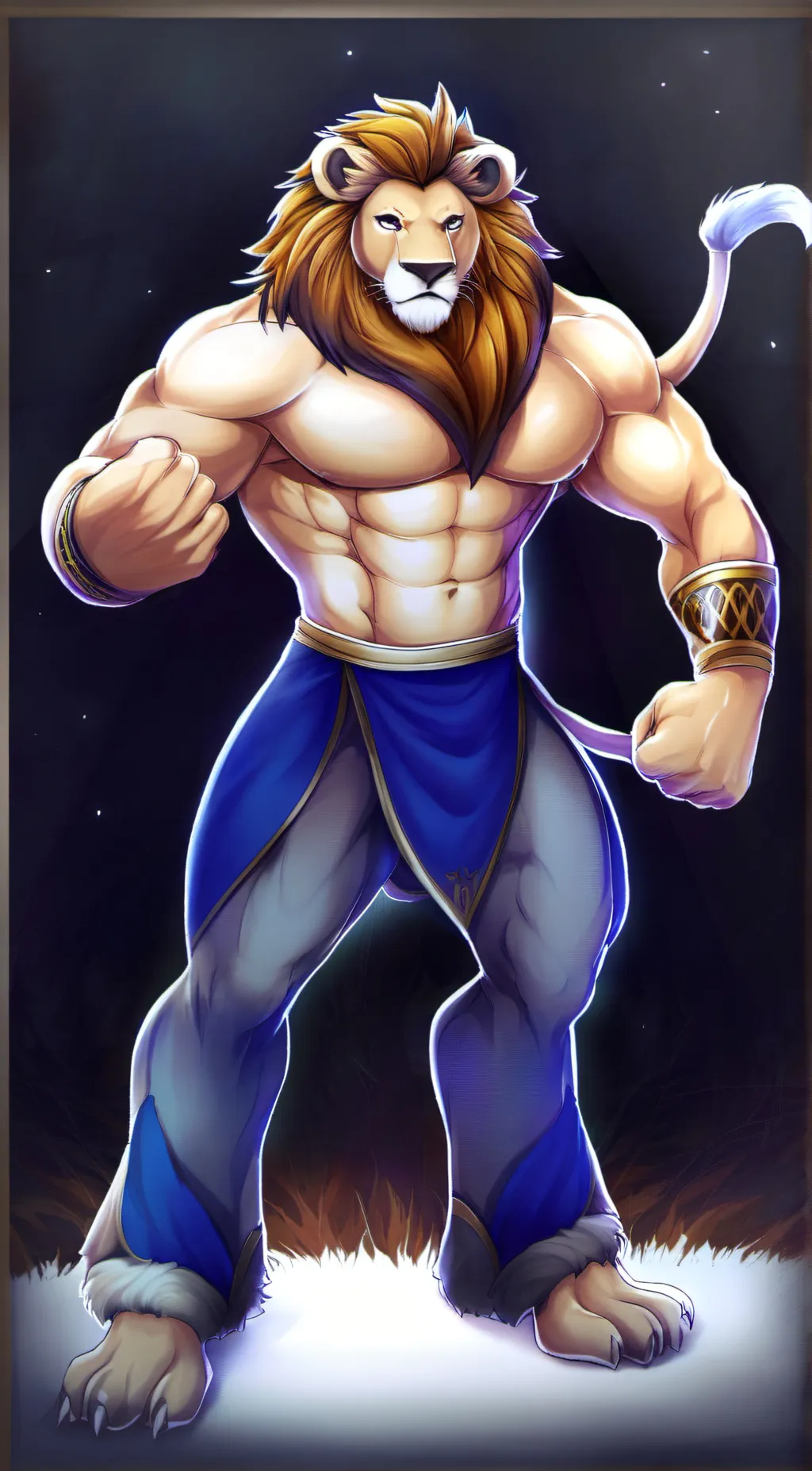 ai character: Leo background