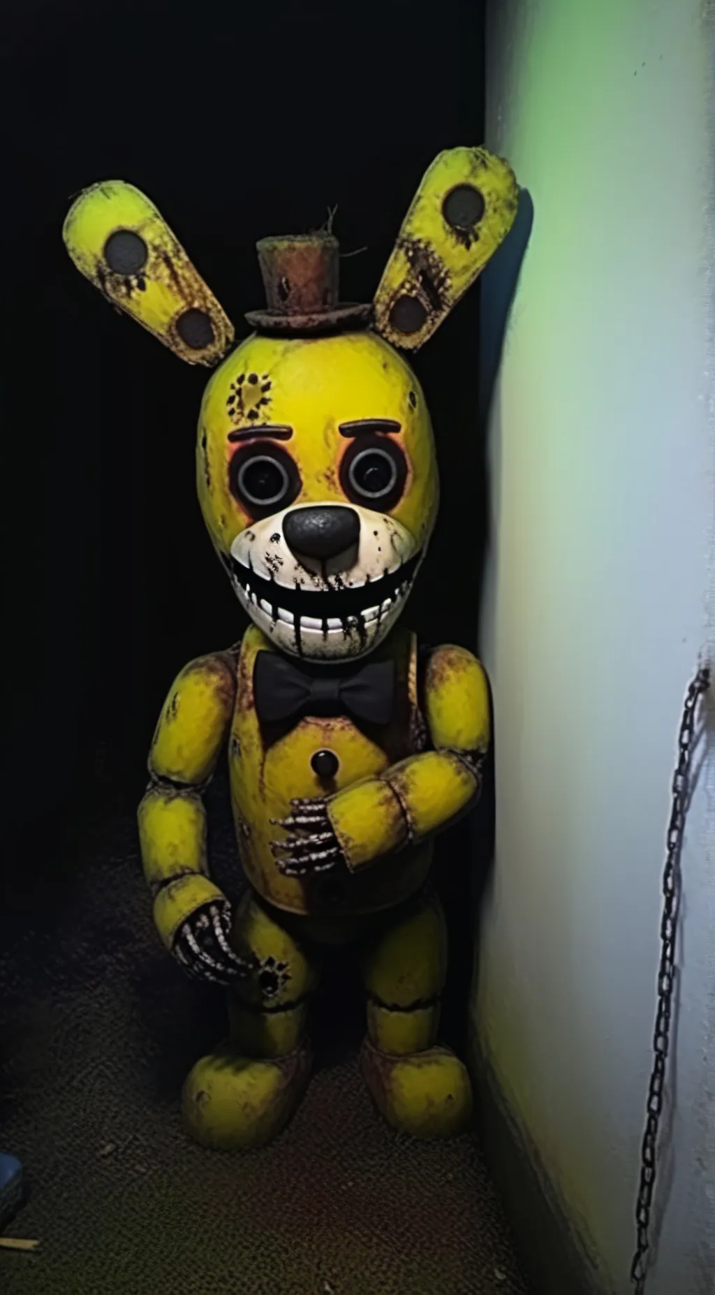ai character: spring trap background