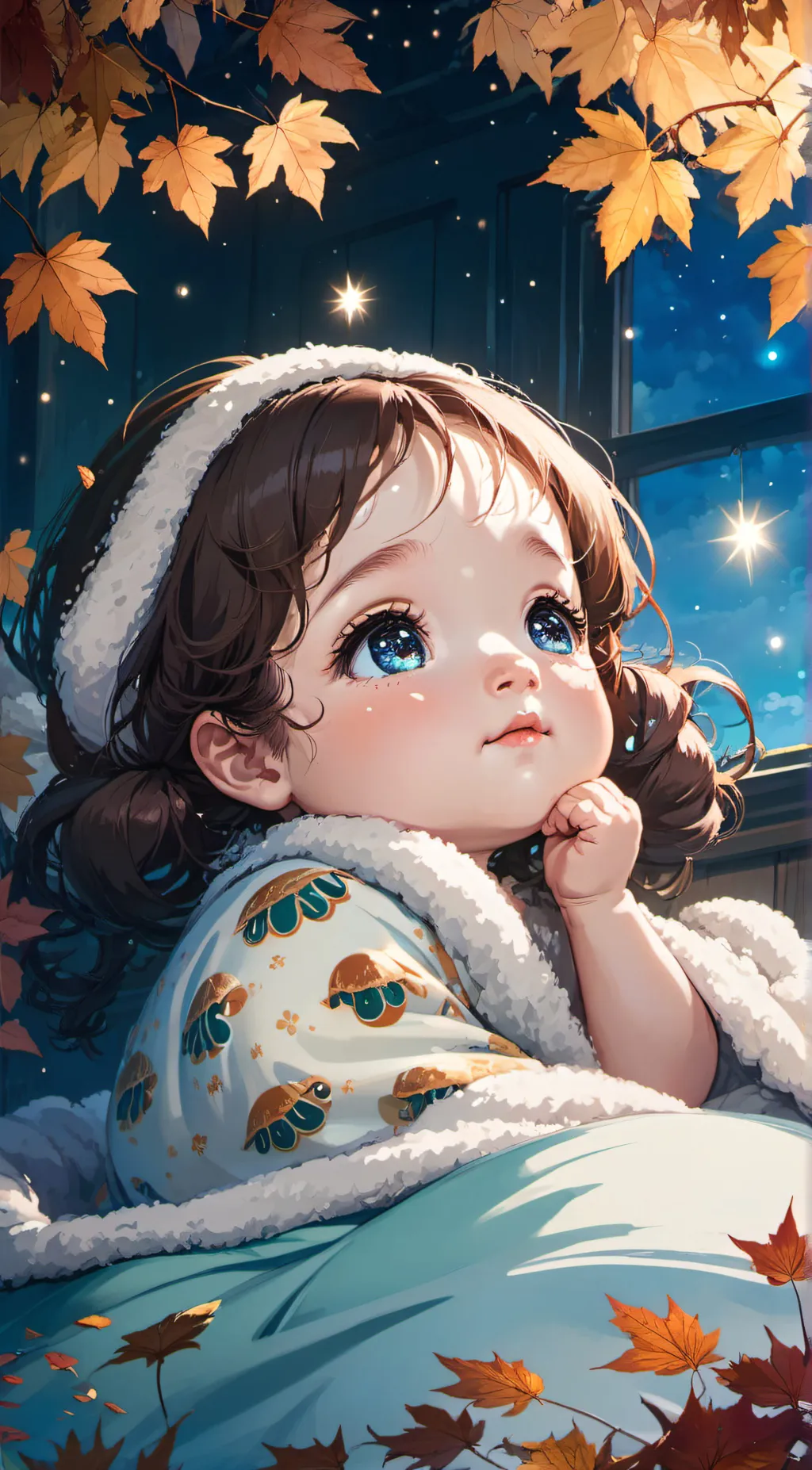 ai character: Fall background