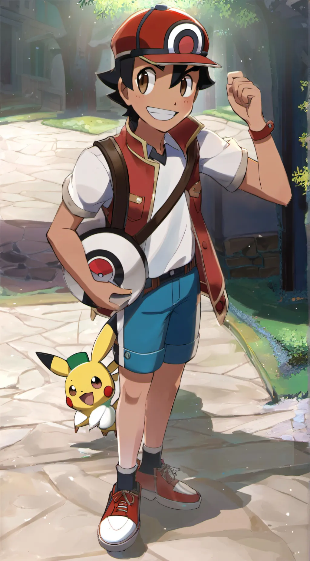 ai character: Ash background