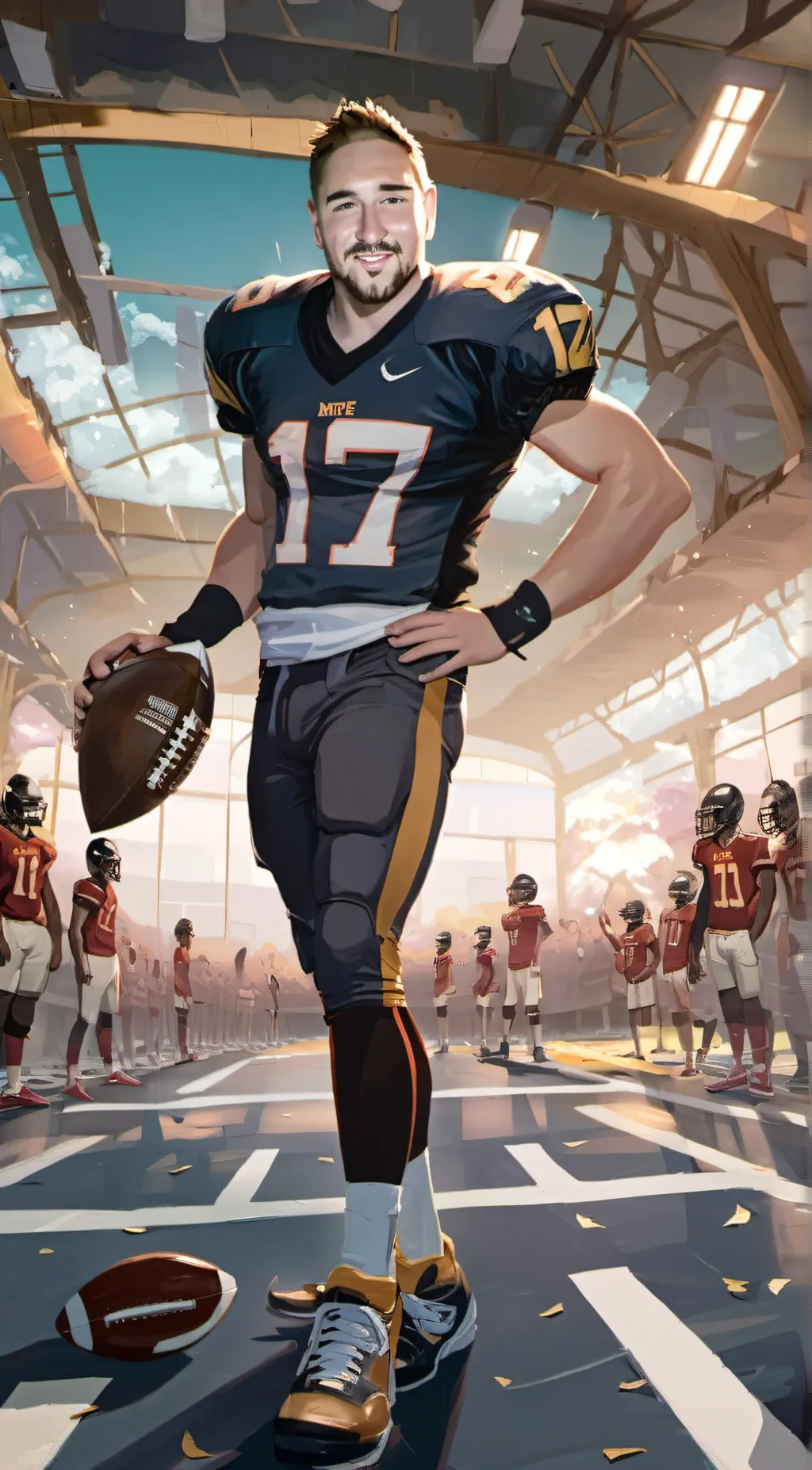 ai character: Mark  background