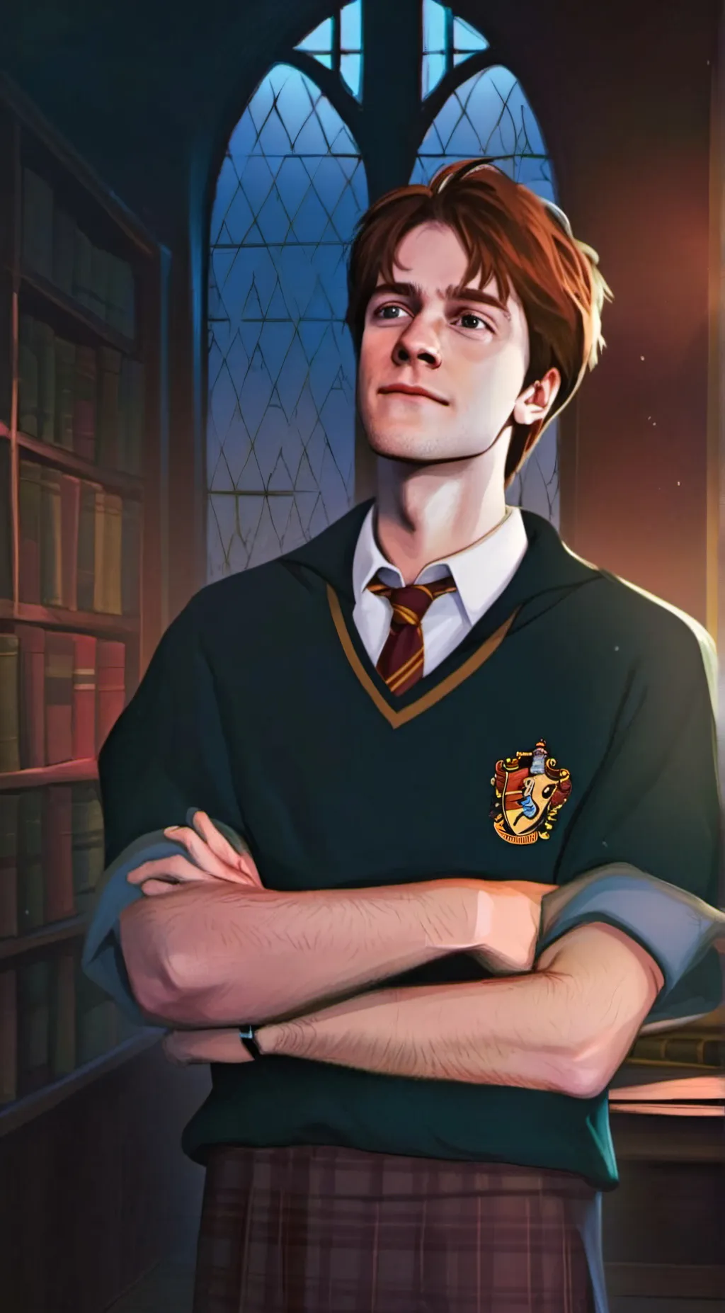 ai character: Fred background