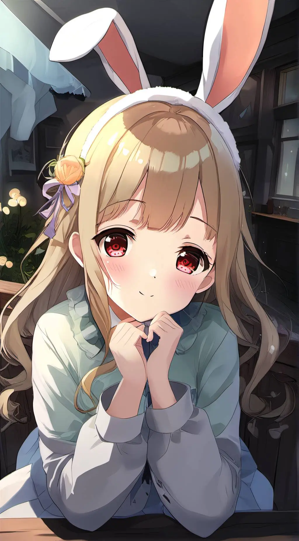 ai character: Tiki  background