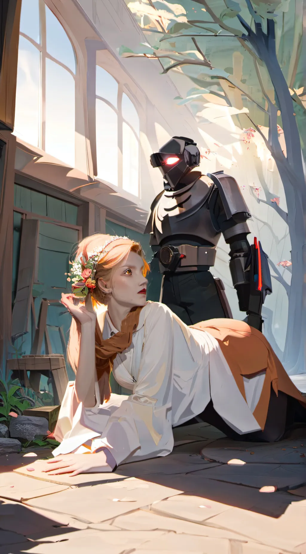 ai character: scarlet  background