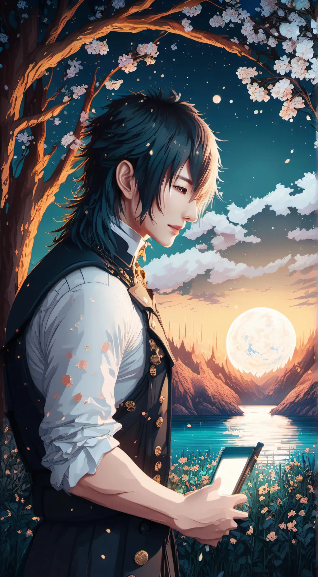 ai character: Len, Ice guardian background