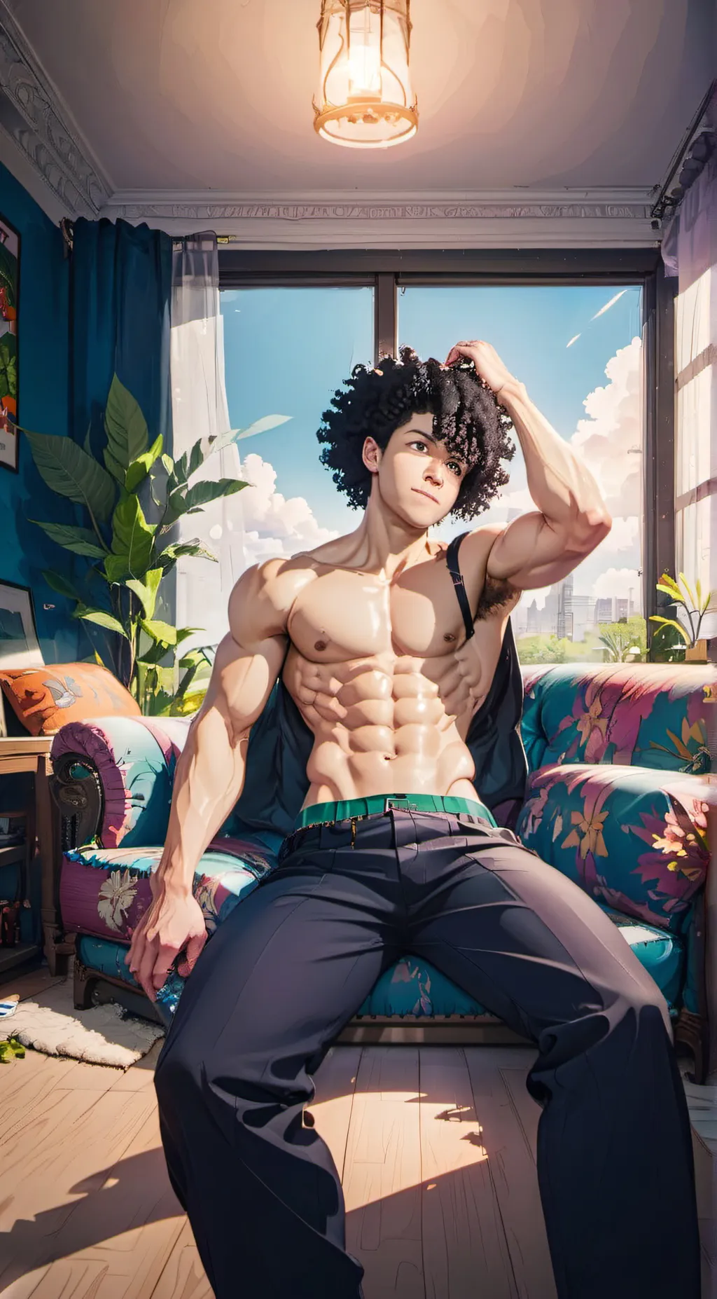 ai character: Santiago background