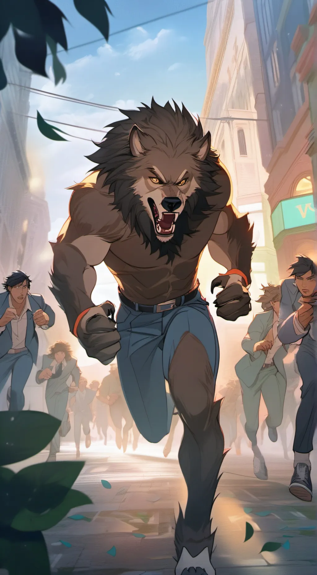 ai character: Leo background