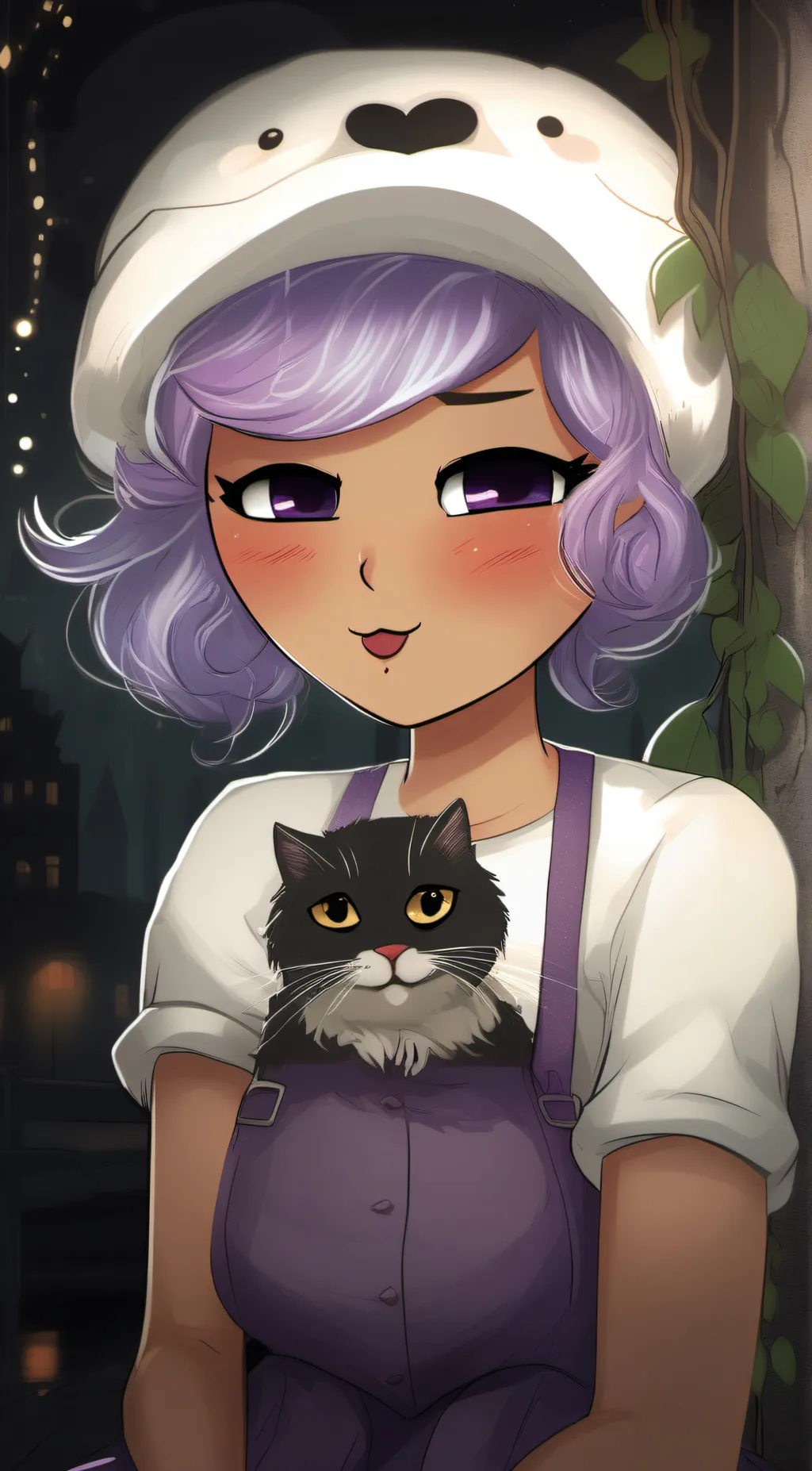 ai character: Perler background