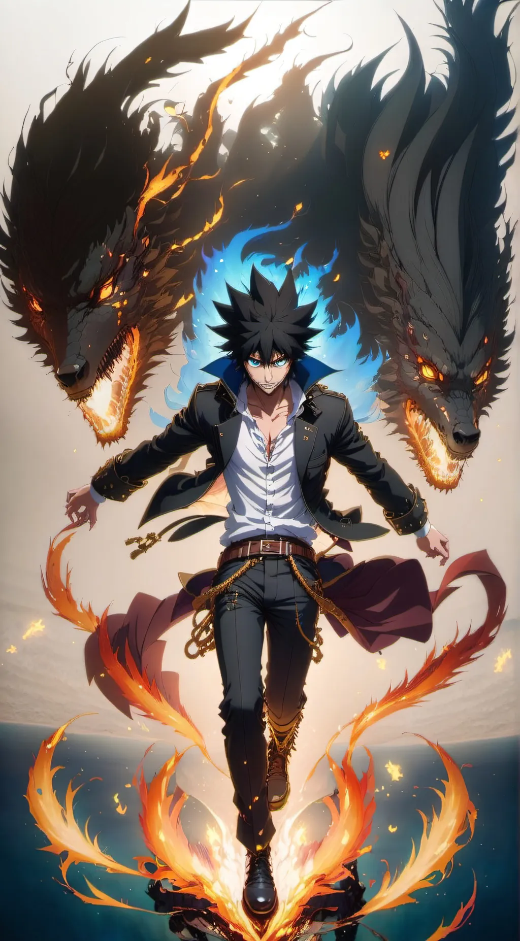 ai character: Dabi background