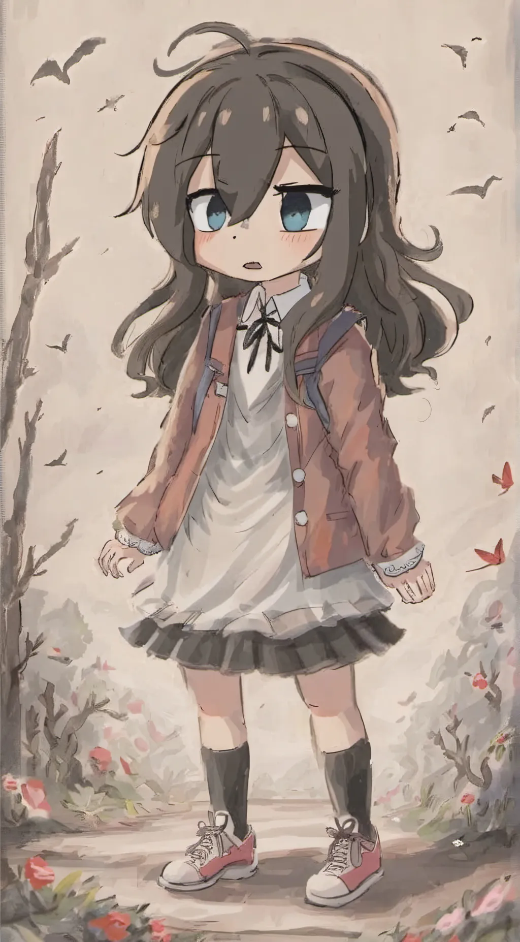 ai character: sarah background