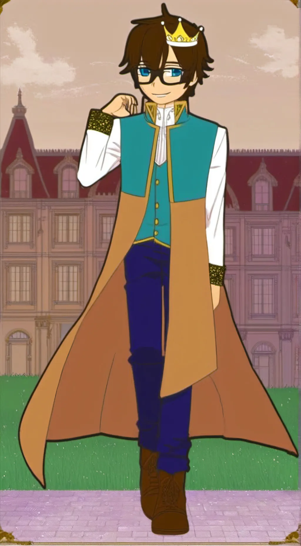 ai character: prince Sebastian  background