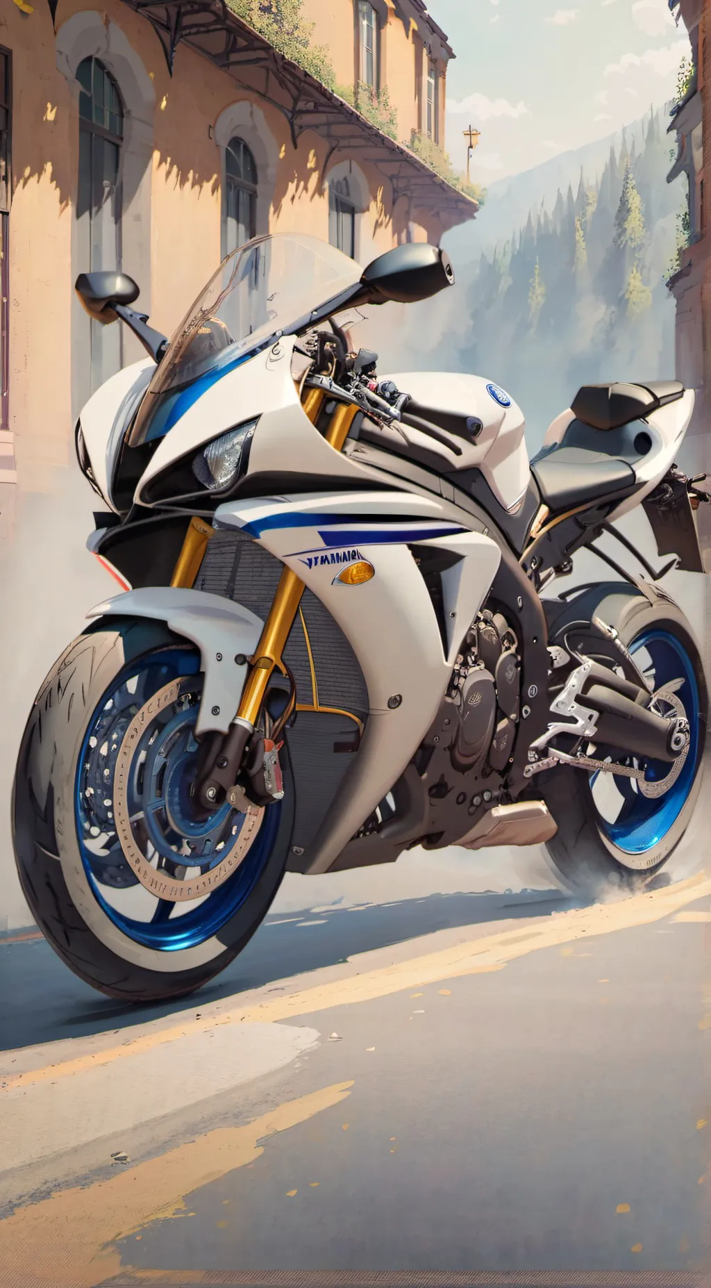 ai character: midnight ride (R6) background