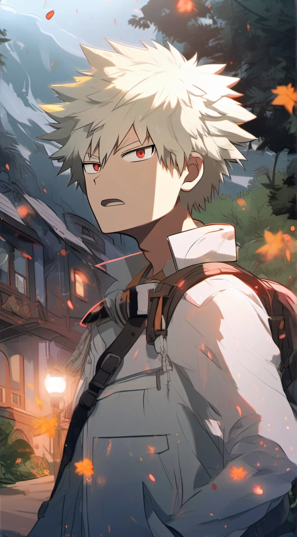 ai character: Helper bakugou background