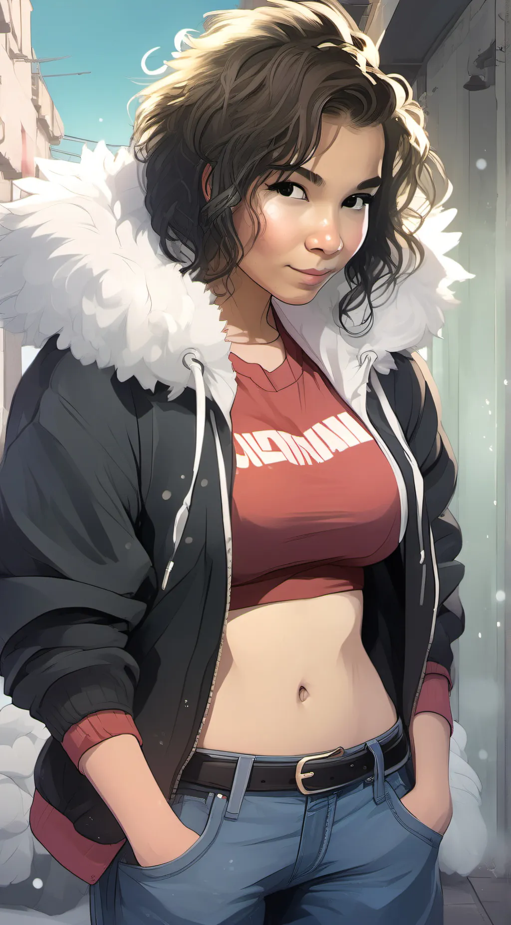 ai character: Izzy background