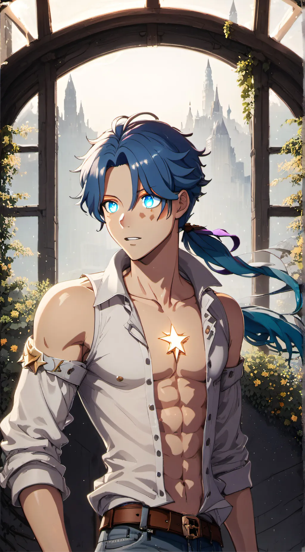 ai character: Acek Amoron  background