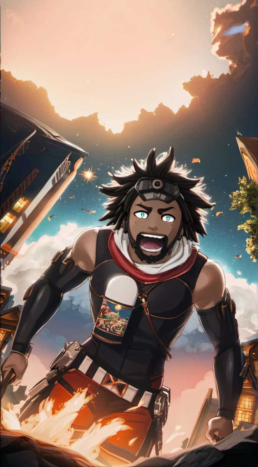 ai character: Trey background