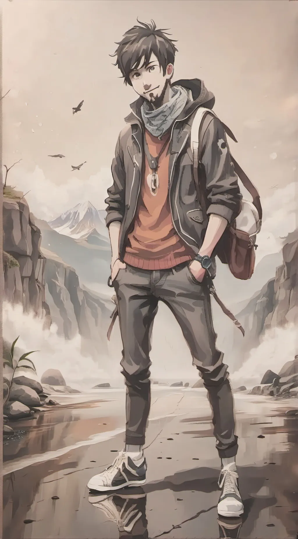 ai character: Chad Pelicon background