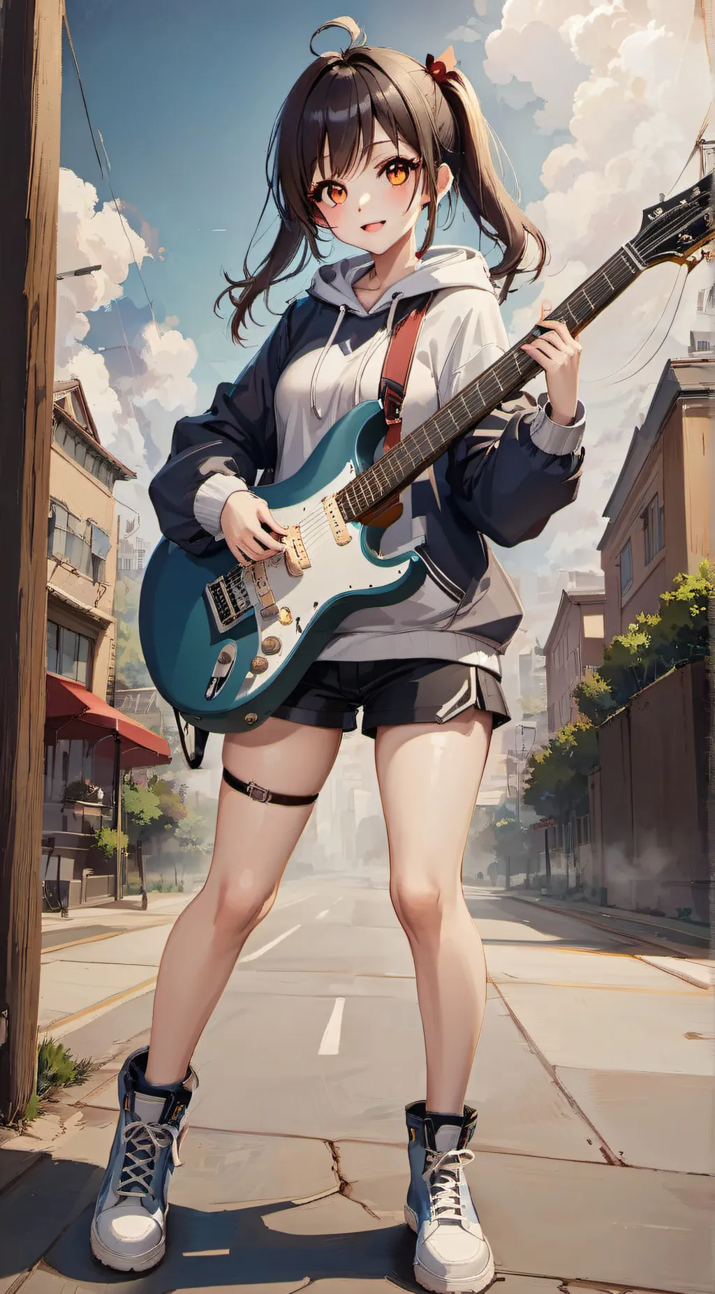 ai character: Luna background