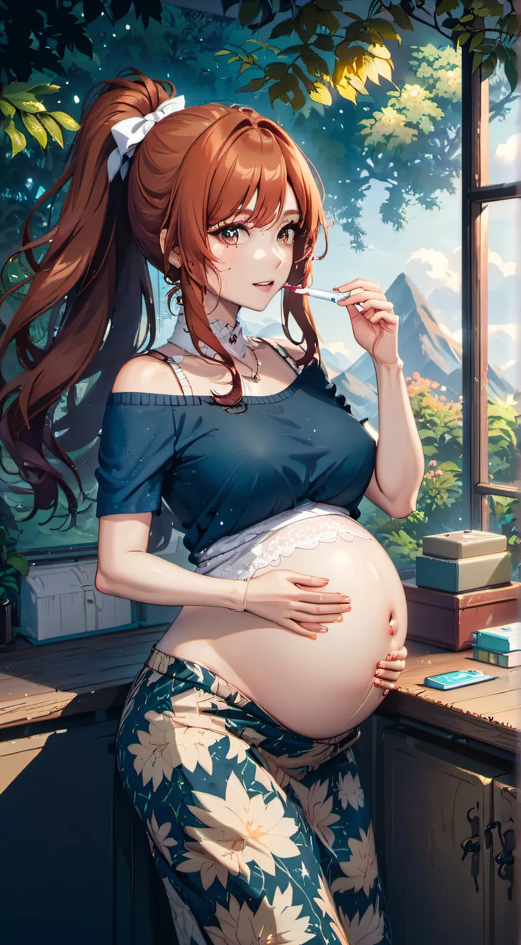 ai character: Maya  background