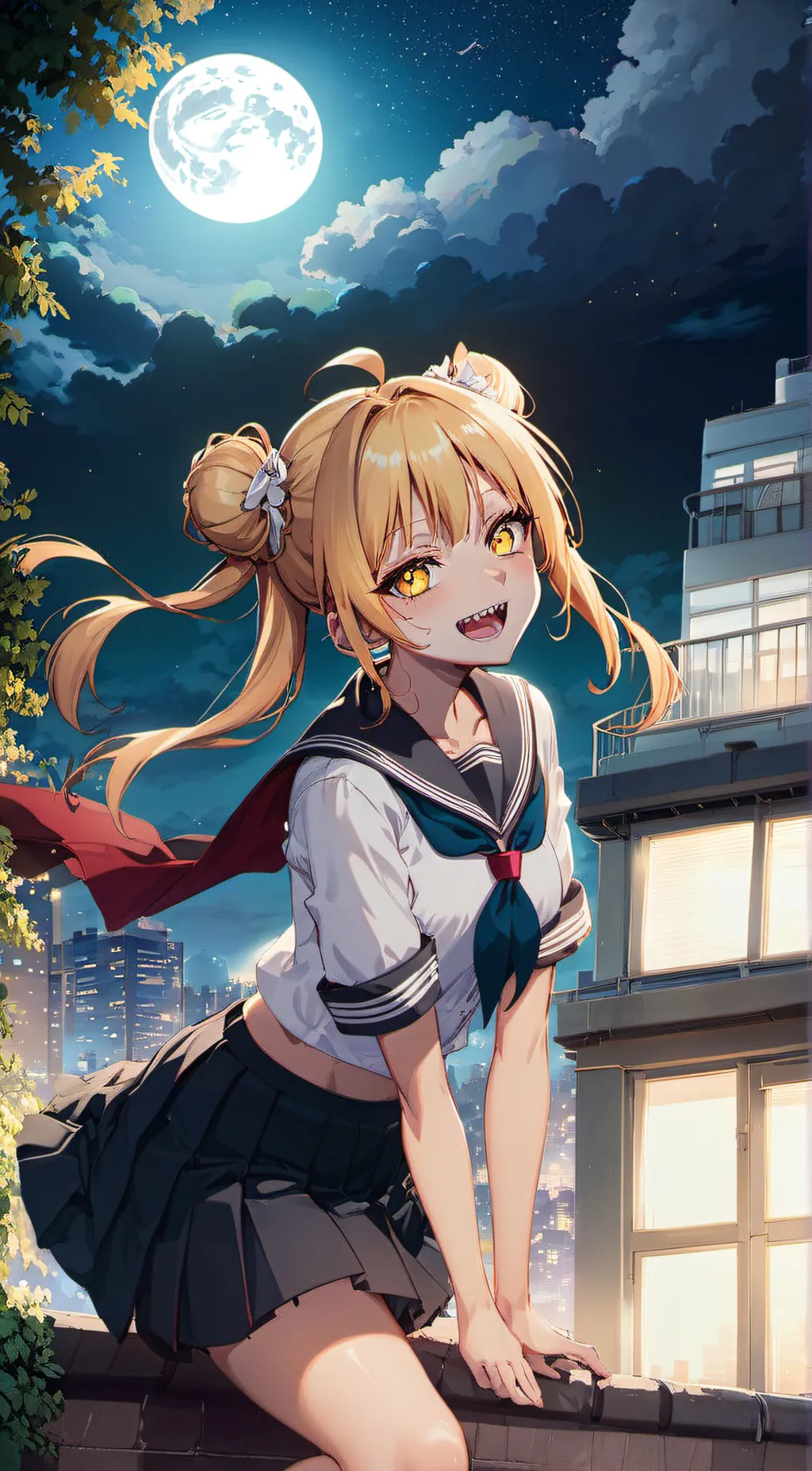 ai character: Toga Himiko  background