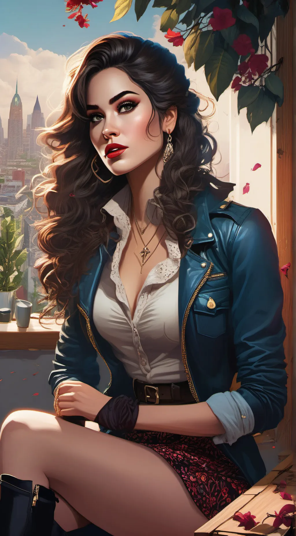 ai character: smack background