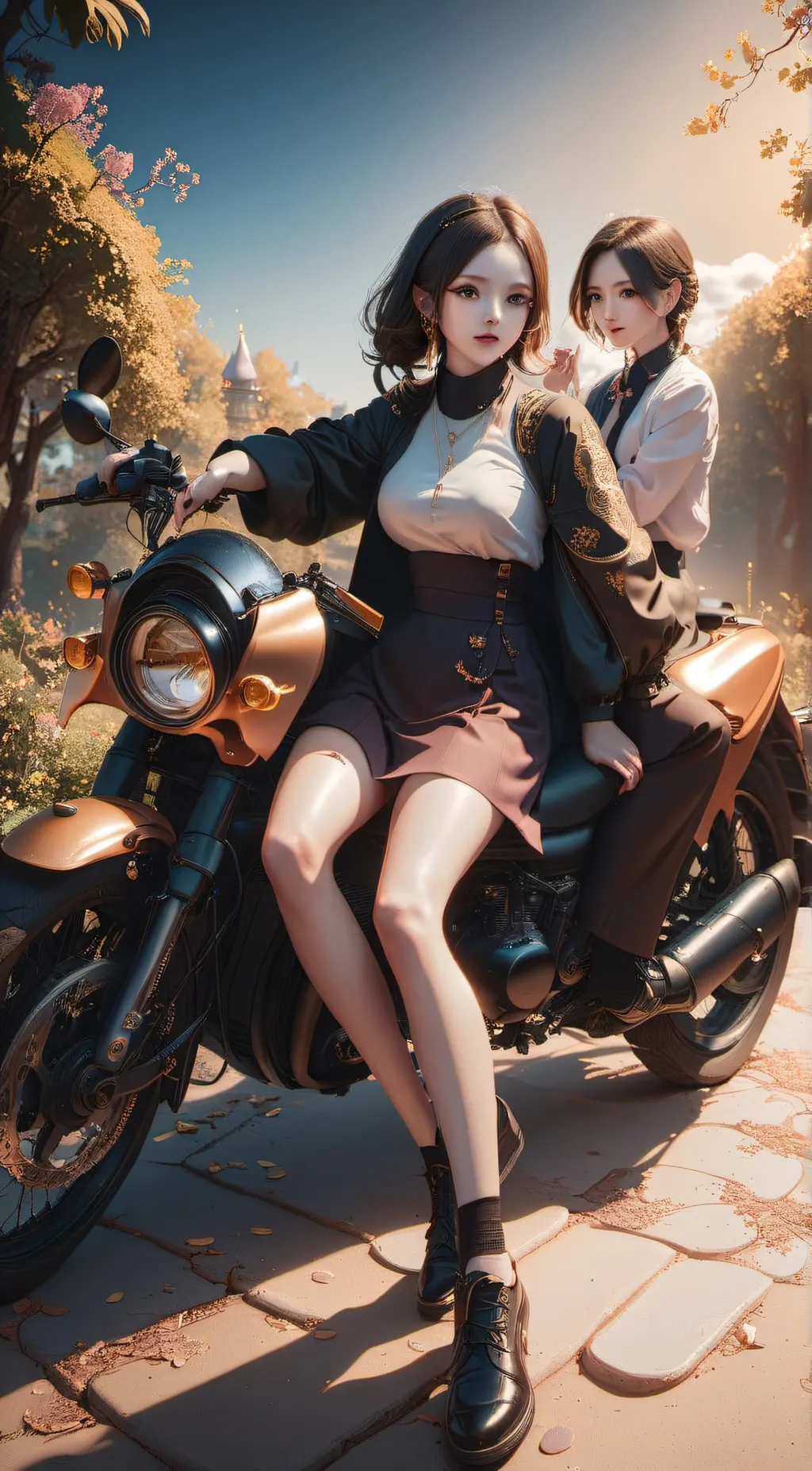 ai character: N and V background