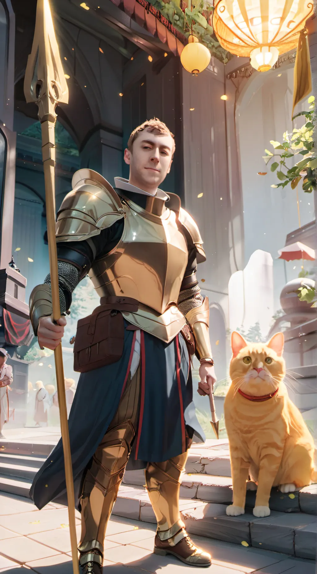 ai character: Guardian of cheche background