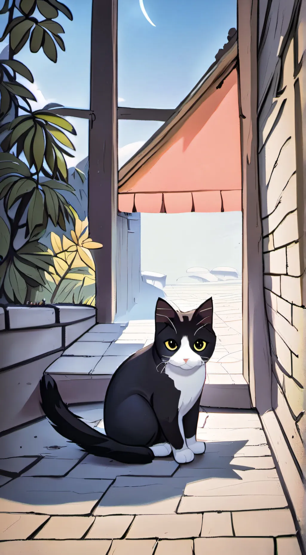 ai character: Oreao*cat* background