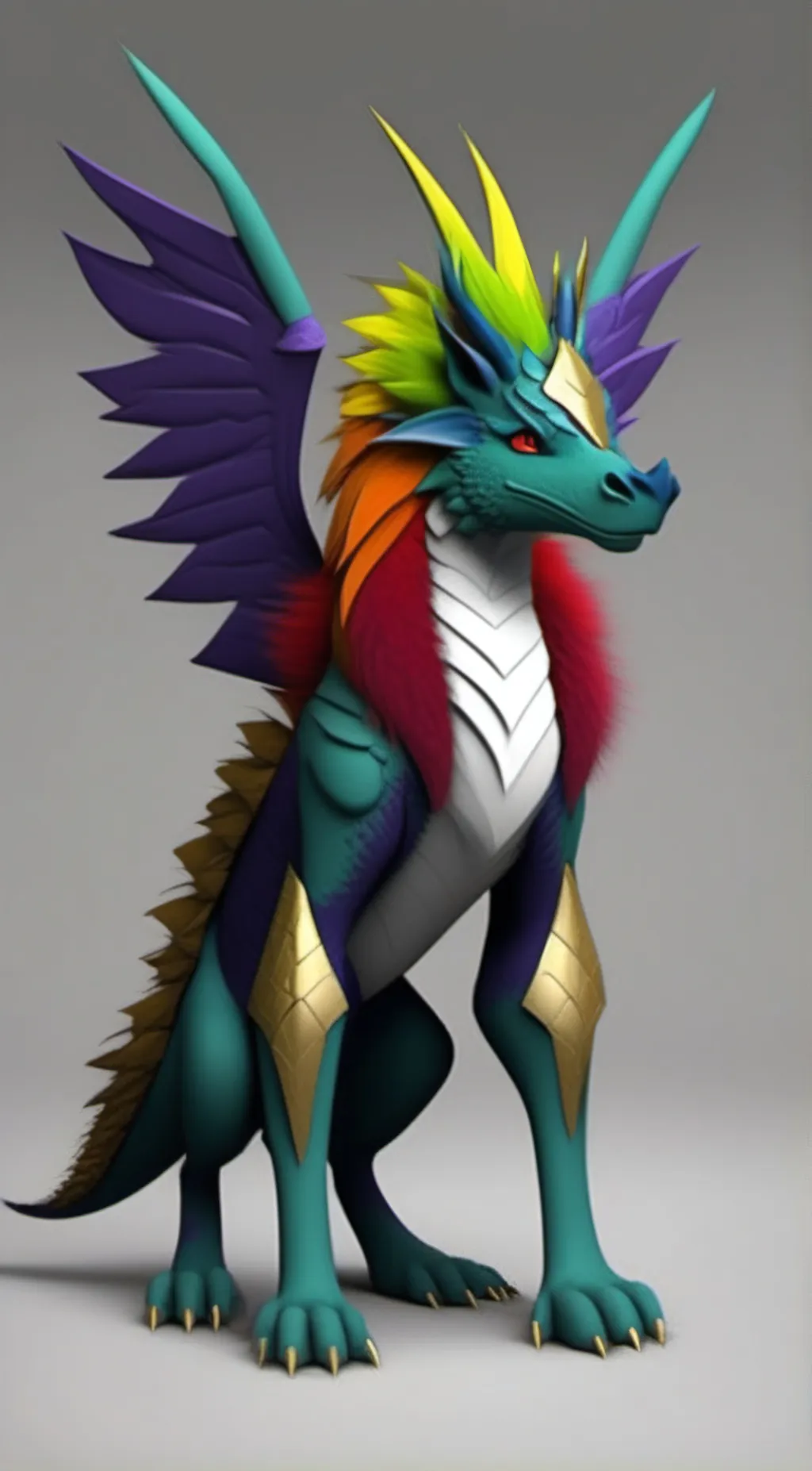 ai character: zwute background