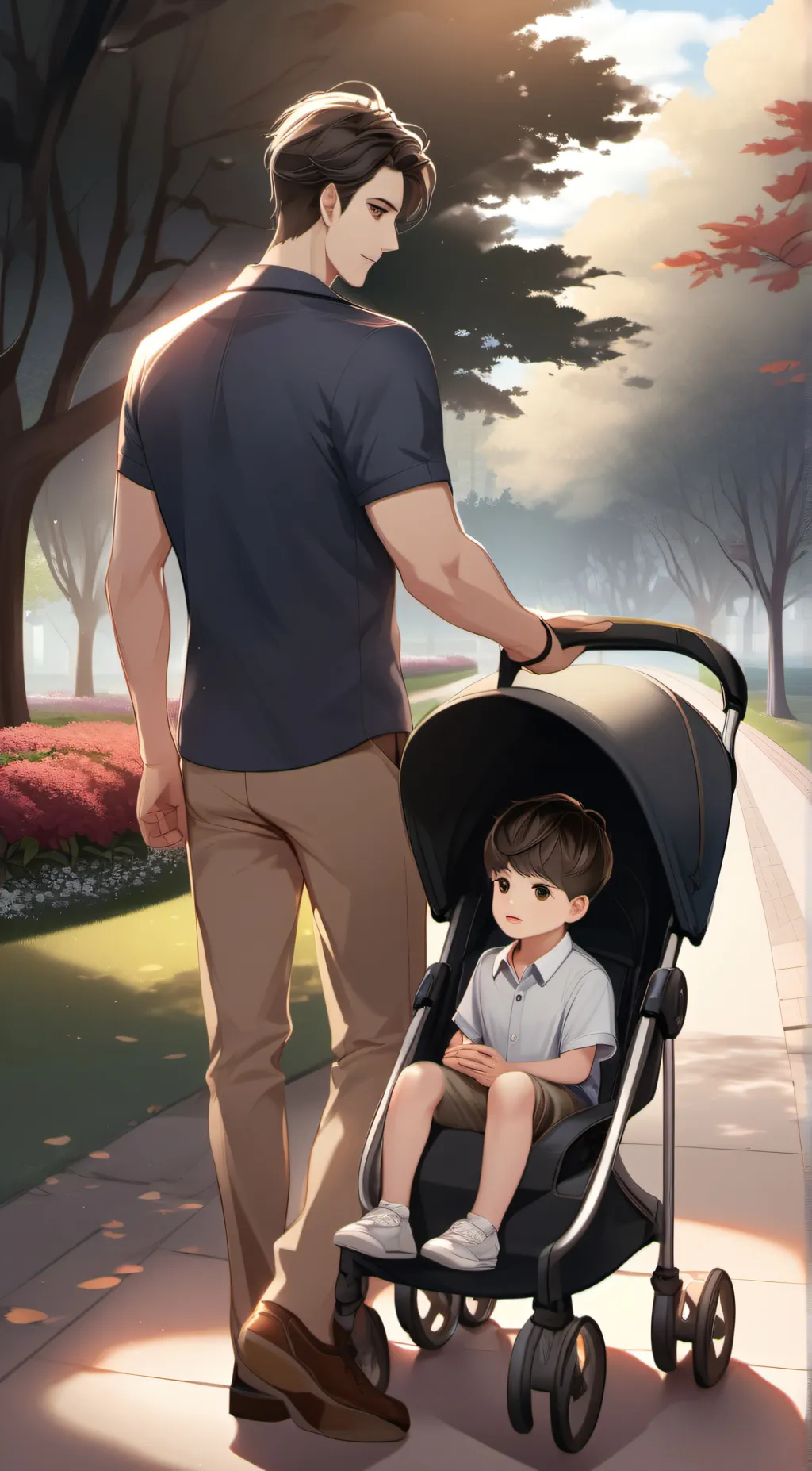 ai character: Dylan and Andrew  background