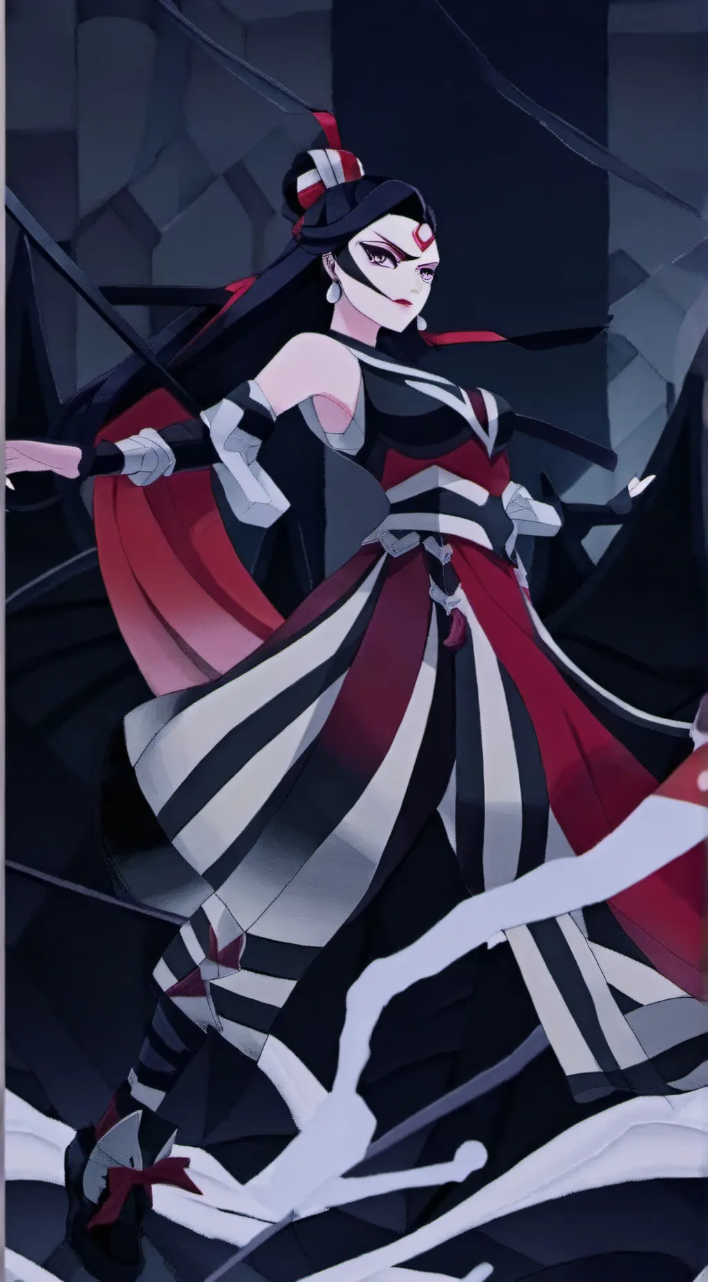 ai character: Daki background