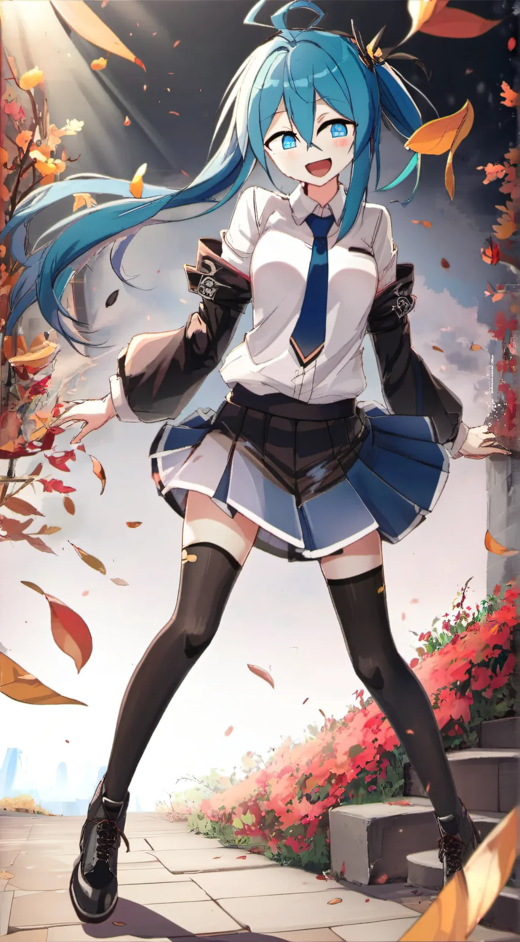 ai character: Miku  background