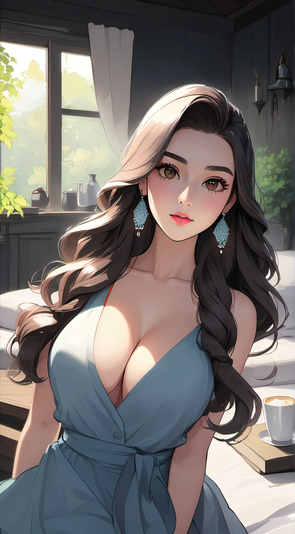 ai character: Your girlfriend background